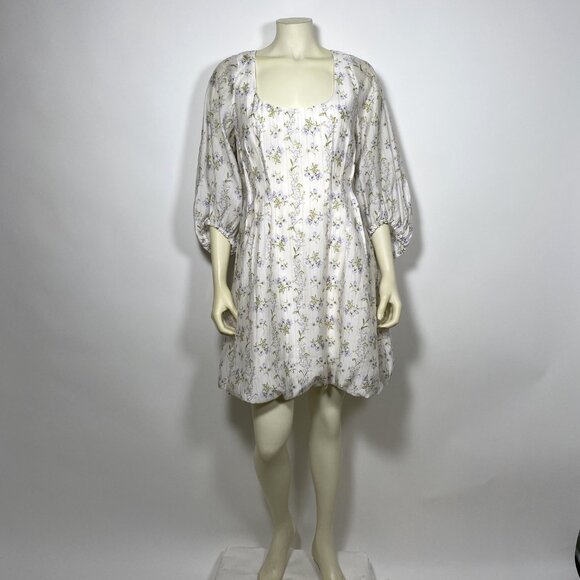 BROCK COLLECTION x H&M White Floral Mini Dress - Picture 3 of 9